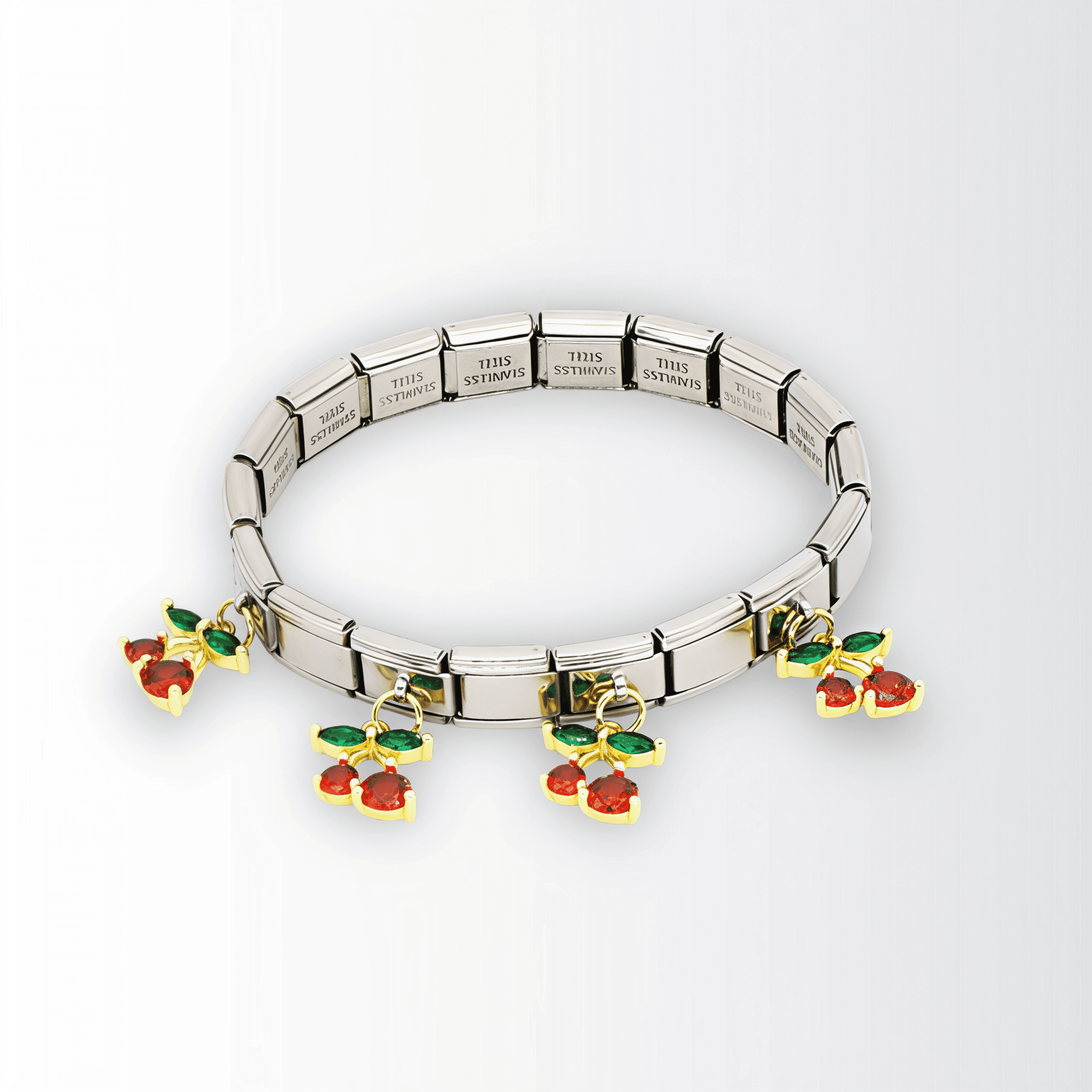 MioNove CHERRY™ – personalizowana bransoletka z gotowymi wymiennymi zawieszkami